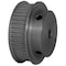 B&B Manufacturing 44-3P09M6FA6, Timing Pulley, Aluminum, Clear Anodized,  44-3P09M6FA6 - alternate 2